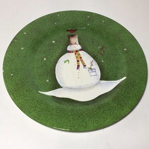 SAKURA Snowmates Christmas Winter Holiday Plate